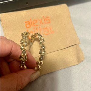 Alexis bittar hoop earrings